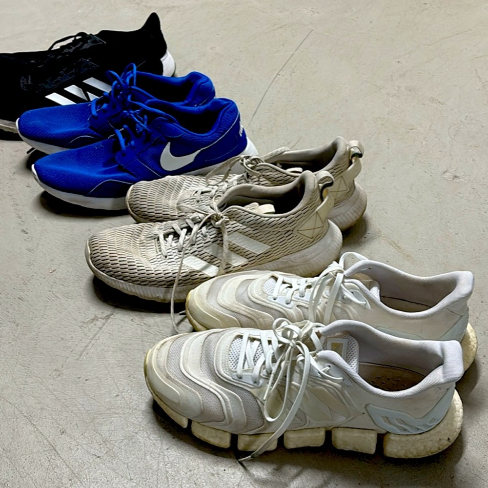 Nike Blue Athletic Sneakers four pairs size 11